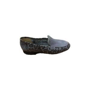 NEW THIERRY RABOTIN women's 1831md loafer in grey/leopard